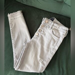 GAP Kids High Rise Light Gray Jeggings